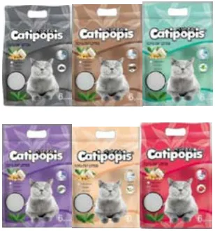Catipopis Tofu Cat Litter packaging